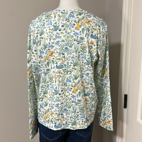 Hill House The Ivy Sleep Tee Multi Sherwood Forest Floral Cotton Sz S NEW - Picture 6 of 10